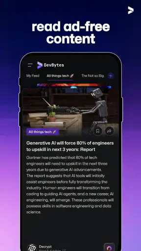 AI news for devs: DevBytes screenshot