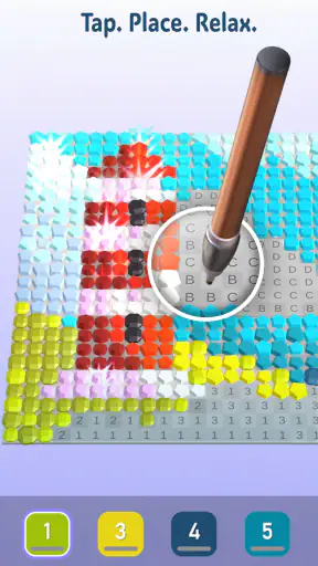 Diamond Painting ASMR Coloring screenshot