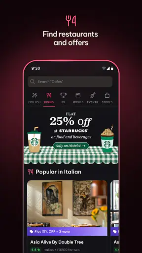 District: Dining Events & More screenshot