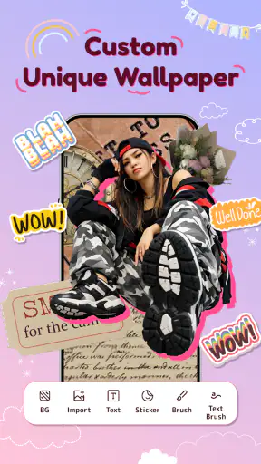 DIY Wallpaper Photo Collage screenshot