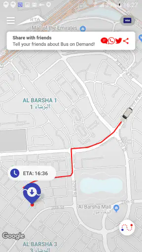 Dubai Bus on Demand screenshot
