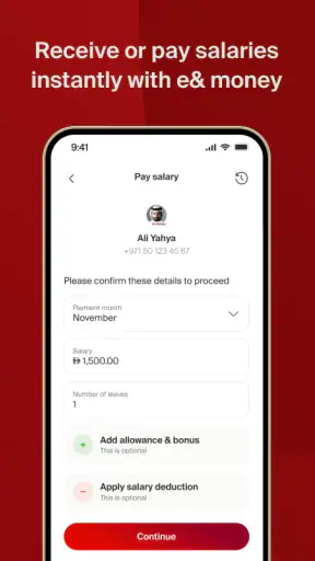 e& money UAE screenshot
