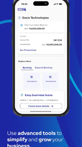 EDB 360 Business Banking App screenshot