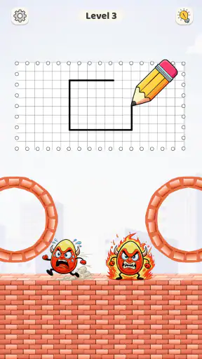 Eggs Smash Puzzle: Draw Logic screenshot