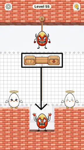 Eggs Smash Puzzle: Draw Logic screenshot