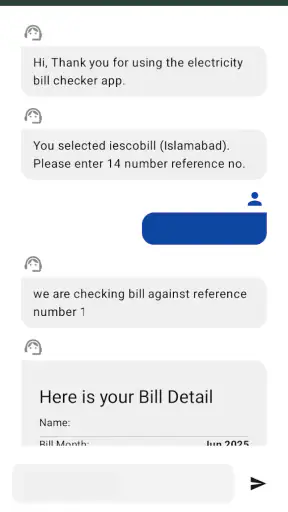 Electricity Bill Viewer App screenshot