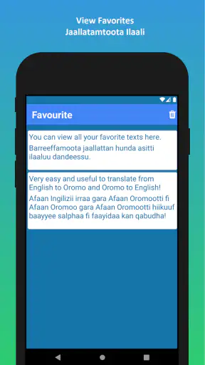 English to Oromo Translator screenshot