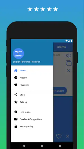 English to Oromo Translator screenshot