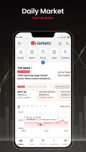 ET Markets: Stock Tools & News screenshot