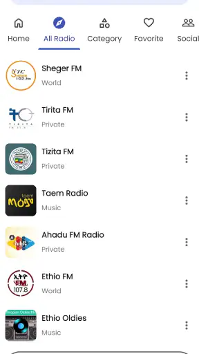 Ethiopian FM screenshot
