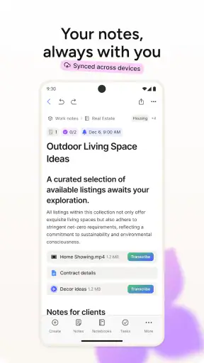 Evernote - منظم الملاحظات screenshot