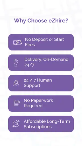 eZhire  توصيل السيارات المؤجرة screenshot