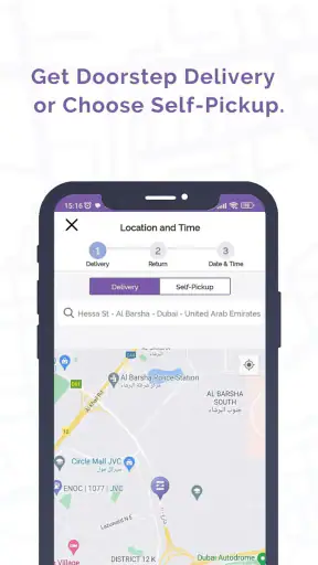 eZhire  توصيل السيارات المؤجرة screenshot