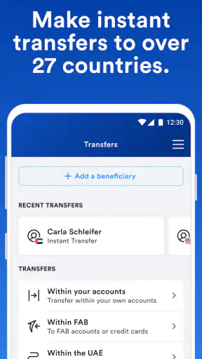 FAB Mobile screenshot