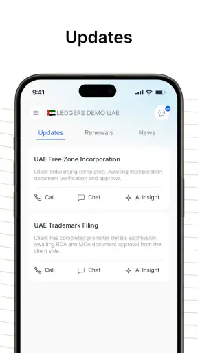 Filings UAE screenshot