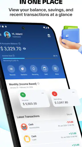 FinEvo: Budget & Money Manager screenshot