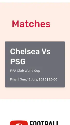 Football Live TV – Watch Match screenshot