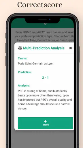 Football Predictions AI screenshot