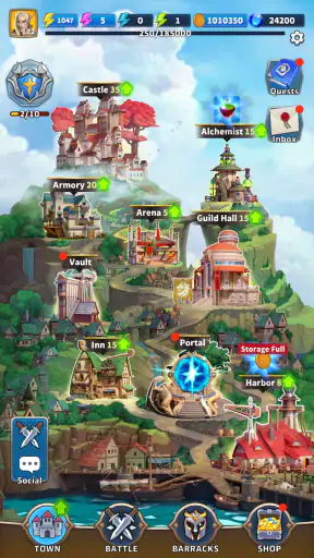 Friends & Dragons - Puzzle RPG screenshot