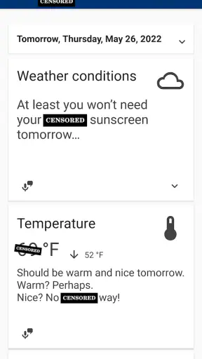 FuWeather screenshot