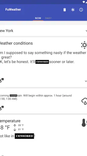 FuWeather screenshot