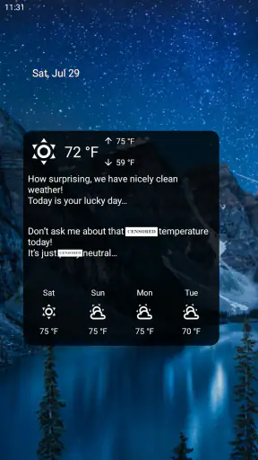 FuWeather screenshot