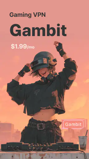 Gambit - Gaming VPN screenshot