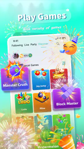 Gamet Live-Chat&Live Streaming screenshot