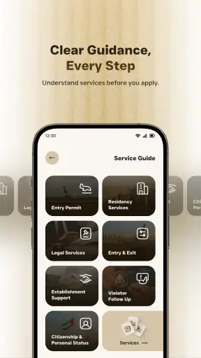 GDRFA DXB screenshot