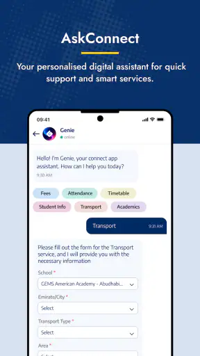 GEMS Connect screenshot