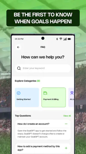 GoalGPT screenshot
