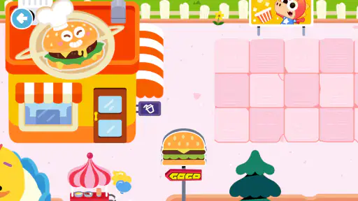 Gogo Food vs Dinos - Kids Game screenshot