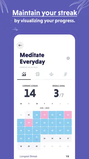 haatch. - Goal & Habit Tracker screenshot