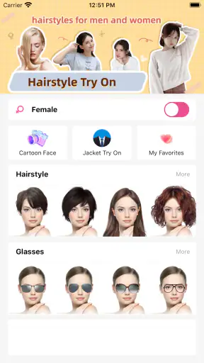 Modiface Haircut：Hair Makeover screenshot
