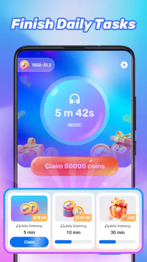 Happy Tunes - Earn & Play screenshot
