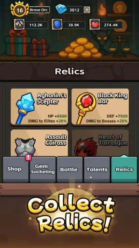 Help! The Chief! - Idle RPG screenshot