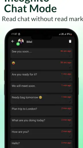 Hide Blue Ticks : No Last Seen screenshot
