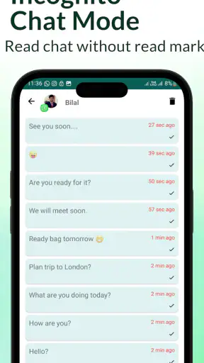 Hide Blue Ticks : No Last Seen screenshot