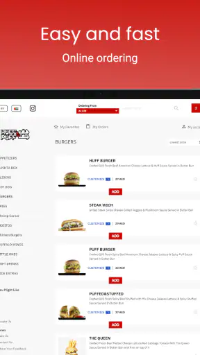 Huff & Puff Burger screenshot