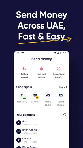 Huru: Zero Balance UAE Account screenshot