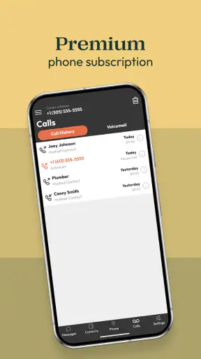 Hushed - رقم الهاتف الثاني screenshot