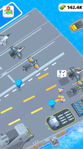 Idle Aircraft Carrier screenshot