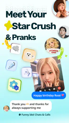 Idol Video Call Prank screenshot