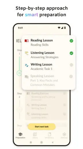 IELTS Exam Preparation App screenshot