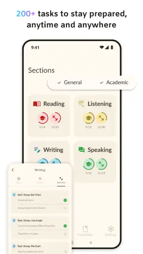 IELTS Exam Preparation App screenshot