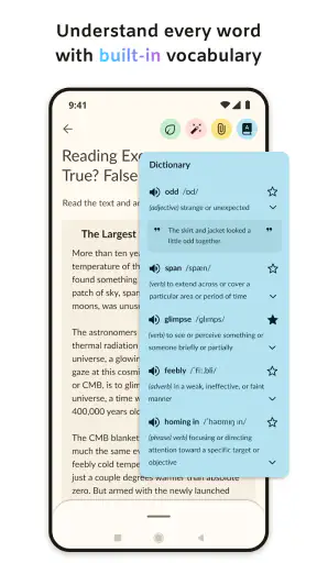 IELTS Exam Preparation App screenshot