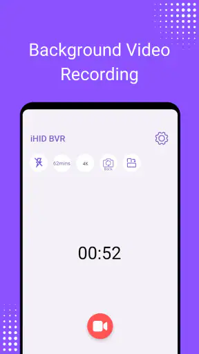 iHID Background Video Recorder screenshot