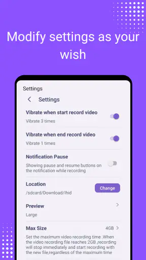iHID Background Video Recorder screenshot