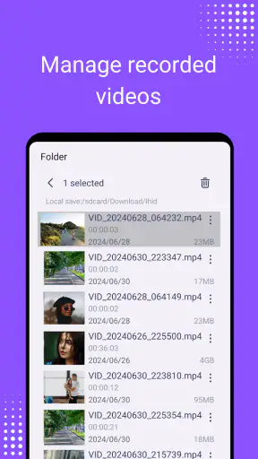 iHID Background Video Recorder screenshot