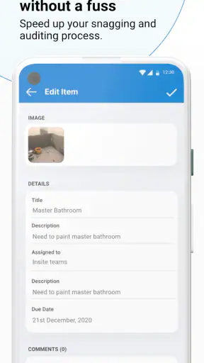 Insite - Audit & Snag screenshot